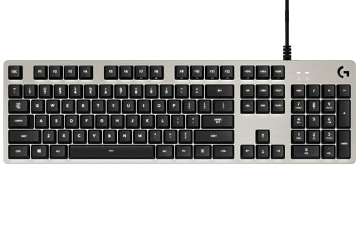 Logitech G G413 Mechanical Gaming Keyboard - Wired - USB - Mechanical - AZERTY - LED - Silver