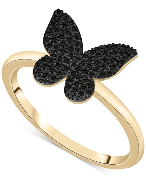 Diamond Butterfly Ring (1/6 ct. t.w.) in 14k Gold, Created for Macy's (Also Available in Black Diamond)