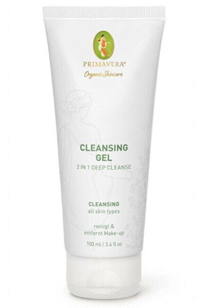 Очищающий и увлажняющий гель для лица Primavera Cleansing Skin Gel 2 в 1 Deep Cleanse 100 мл
