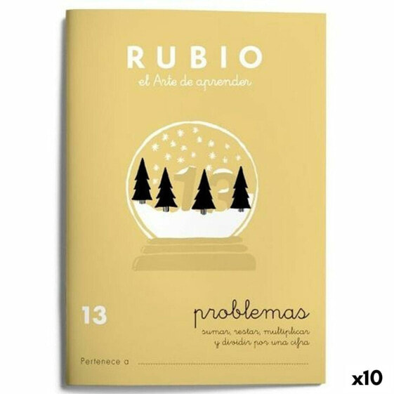 Тетрадь по математике Rubio Nº 13 A5 испанский 20 Листьев (10 штук)