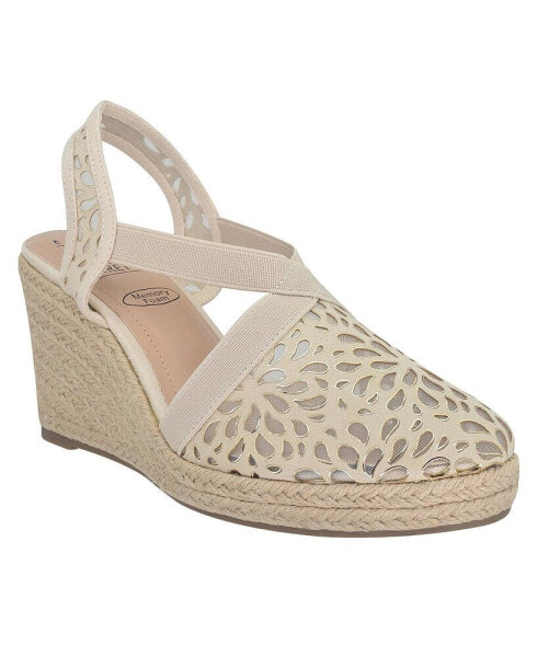 Women's Tuccia Laser Cut Platform Wedge Sandals