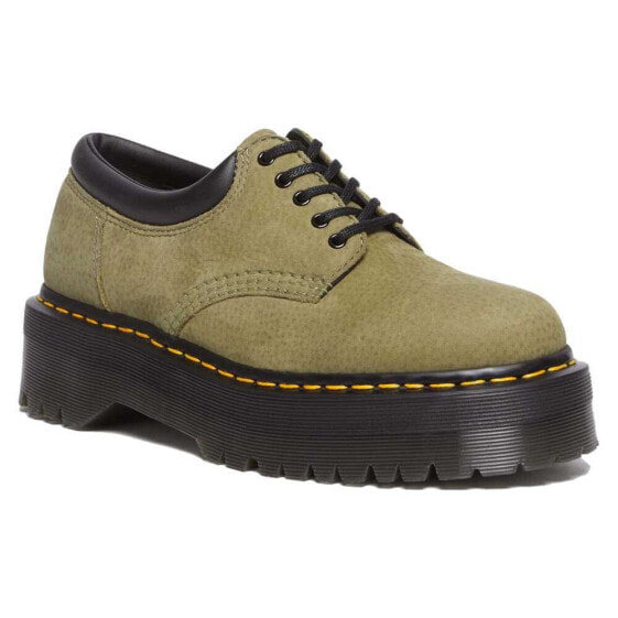 Кроссовки Dr Martens 8053 Quad в запыленном оливковом цвете