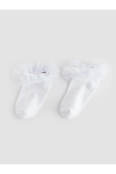 LCW baby Kız Bebek Patik Çorap