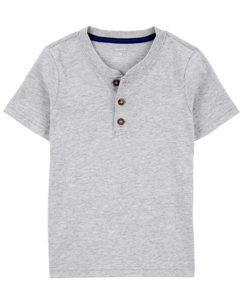 Baby Short-Sleeve Henley Tee 12M