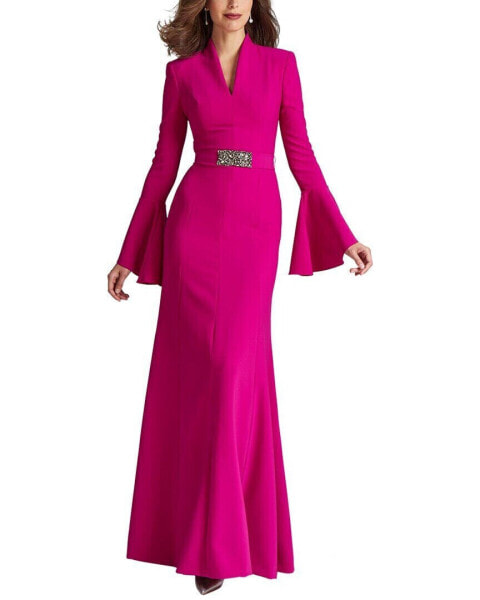 Teri Jon By Rickie Freeman Special Occasion Long Dress Women's 6