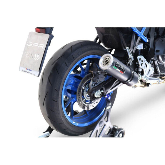 GPR EXHAUST SYSTEMS M3 Black Titanium Suzuki GSX-8R 2022-2024 E5 Round not homologated full line system