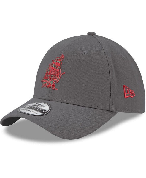 Men's Graphite Tampa Bay Buccaneers Ship Storm 39THIRTY Flex Hat