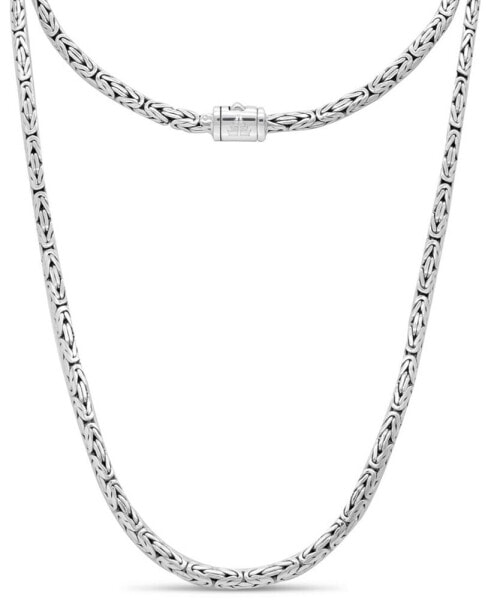 DEVATA borobudur Oval 5mm Chain Necklace in Sterling Silver