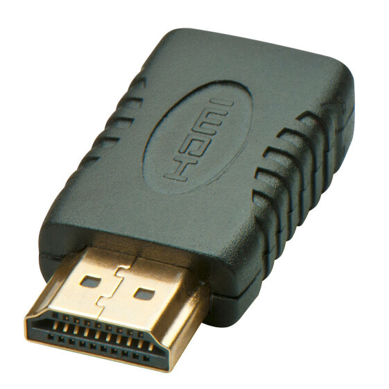 Lindy HDMI Mini to HDMI Adapter - HDMI - HDMI Mini - Black