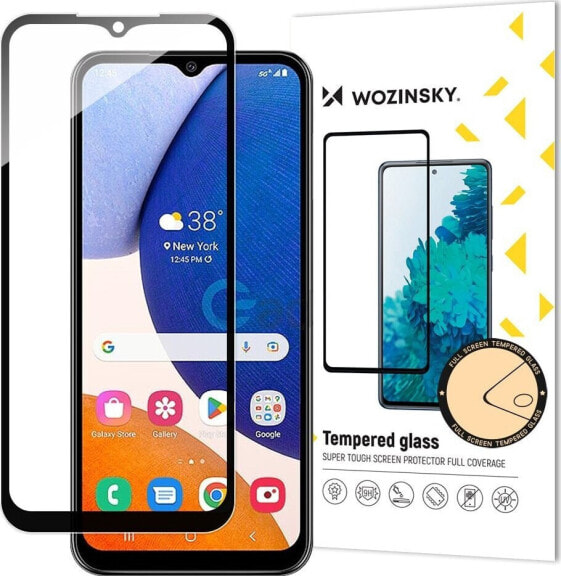 Wozinsky Wozinsky Full Glue Tempered Glass szkło hartowane Samsung Galaxy A14 5G 9H na cały ekran z czarną ramką