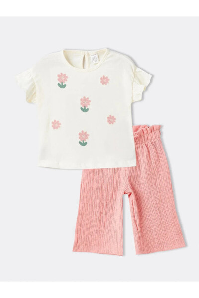 Костюм LC WAIKIKI Baby Girl Flowered Set