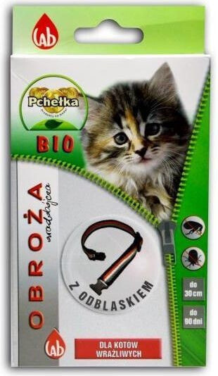Ошейник для кошек LAB PCHEŁKA BIO светоотражающий 30 см