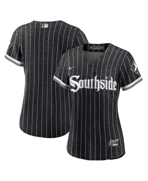 Women's Black, Anthracite Chicago White Sox City Connect Replica Jersey