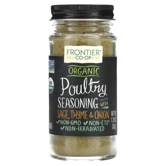 Organic Poultry Seasoning With Sage, Thyme & Onion, 1.2 oz (33 g)