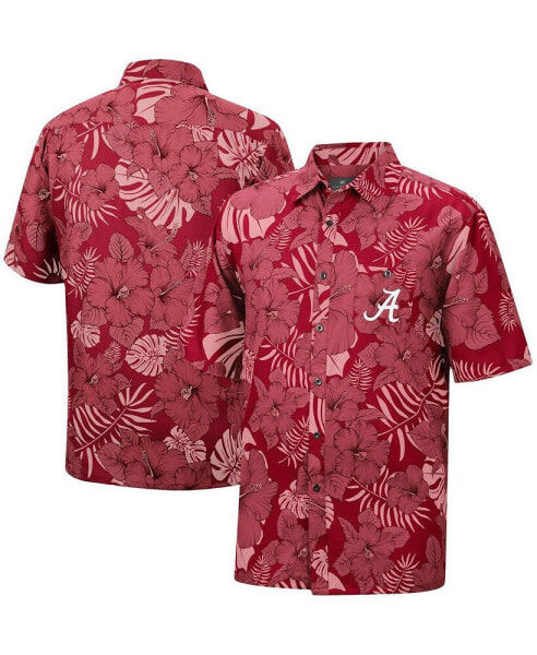 Men's Crimson Alabama Crimson Tide The Dude Camp Button-Up Shirt