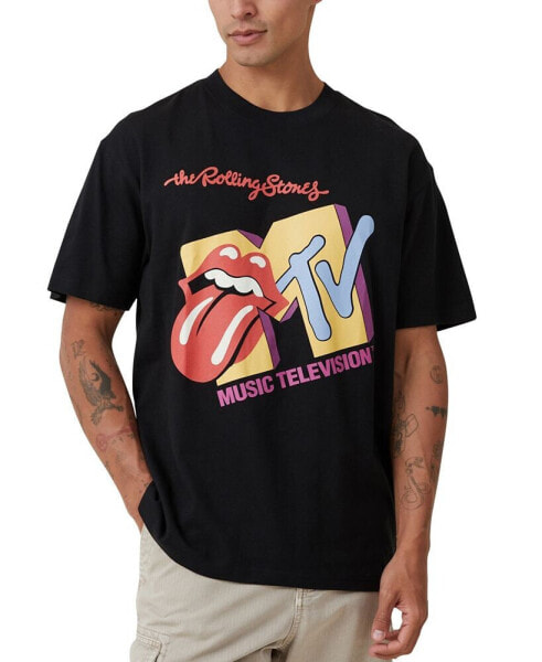 Men's Mtv X Rolling Stones Loose Fit T-Shirt