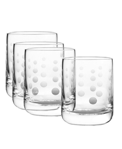 Galaxy Double Old Fashioned Glasses, Set Of 4