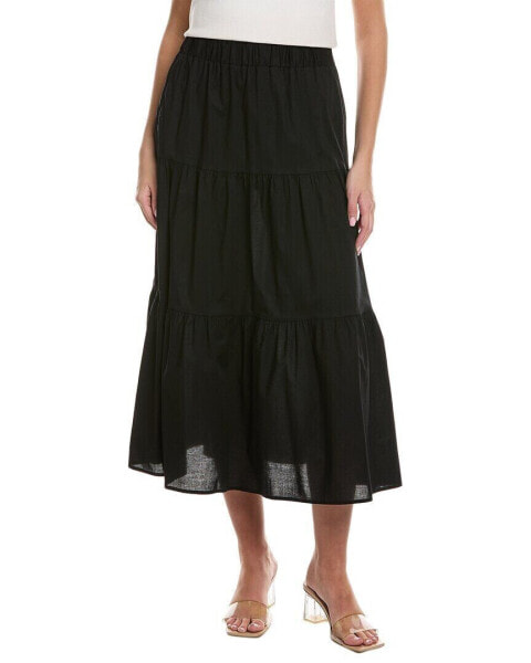 Alpha Studio Tiered Maxi Skirt Women's Black 46