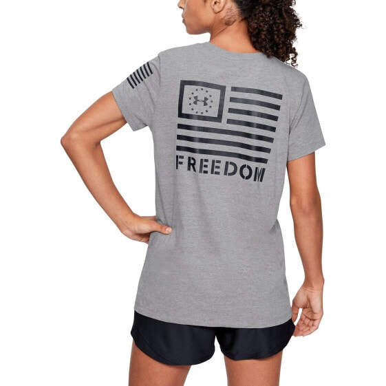 [1352160-035] Womens Under Armour Freedom Banner T-Shirt