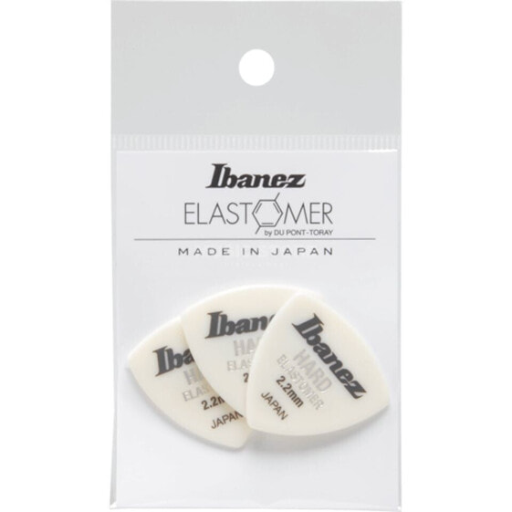 Ibanez BEL4HD22 Elastomer Triangle Guitar Pick Hard 2.2mm (3-Pack)