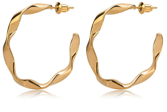 Fashion gilded steel rings earrings