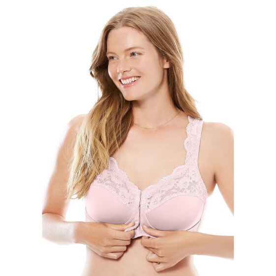 Plus Size Front Close Wireless Gel Strap Bra