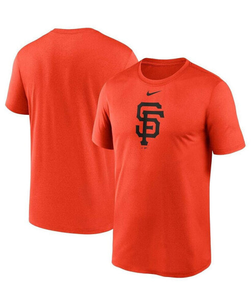 Men's Orange San Francisco Giants Big and Tall Logo Legend Performance T-shirt