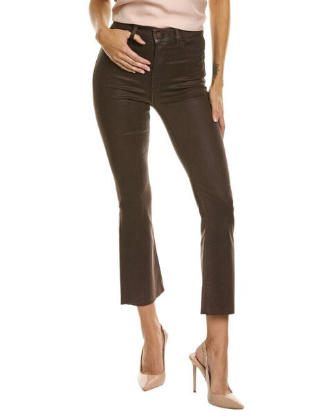 Dl1961 Bridget High-Rise Instasculpt Crop Chestnut Bootcut Jean Women's Brown 23