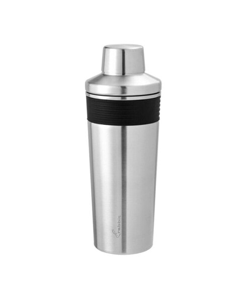 18 oz Double Insulated Stainless Steel Cocktail Shaker with 1.5 oz shot Cap and Strainer