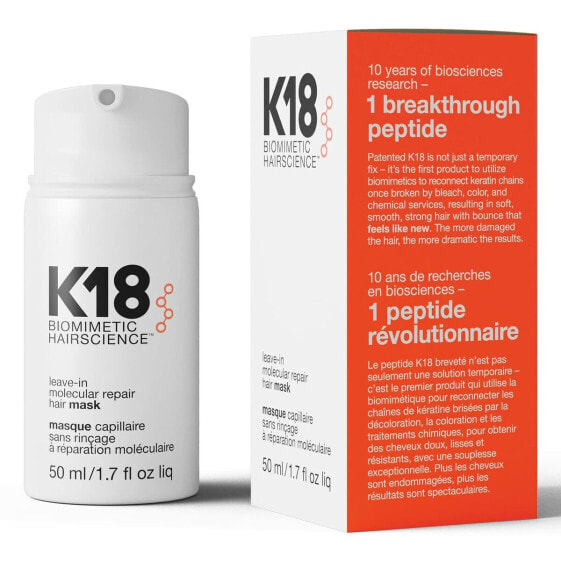 Капиллярная маска без ополаскивателя K18 Biomimetic Hairscience 50 ml Восстанавливающий комплекс