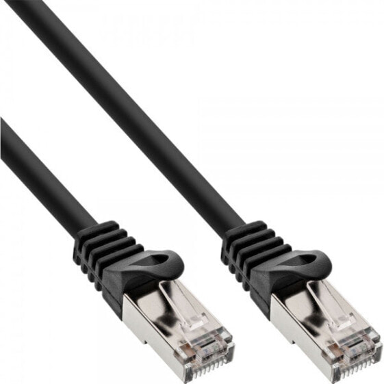 InLine 100pcs. Patch Cable SF/UTP Cat.5e black 50m