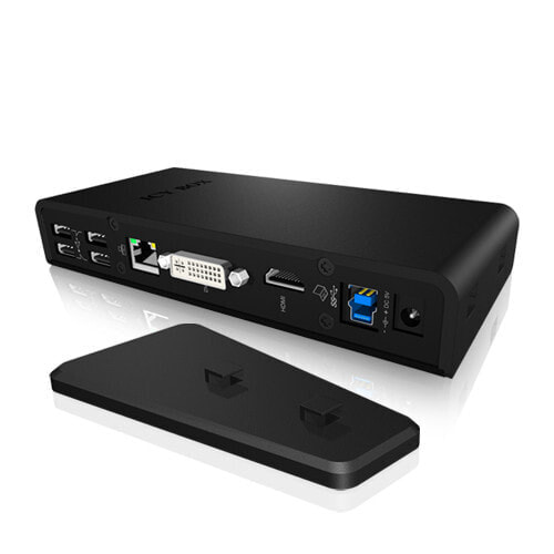 USB-концентратор ICY BOX IB-DK2241AC USB 3.2 Gen 1 (3.1 Gen 1) Type-A, черный