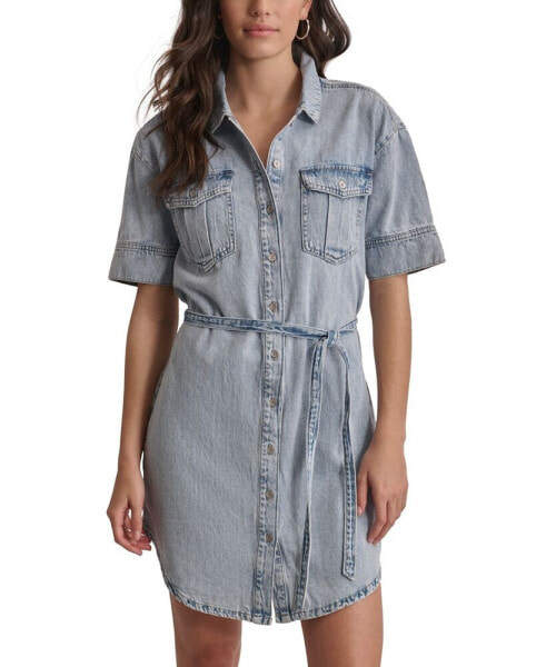 Women's Denim Shirtdress