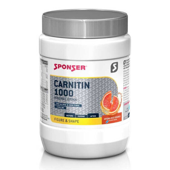 SPONSER SPORT FOOD Carnitin 1000 400g Red Orange Powder Drink