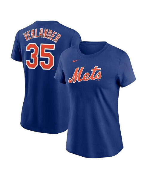 Nike Women's Justin Verlander Royal New York Mets 2023 Name and