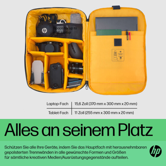 HP Creator 16.1-inch Laptop Backpack, 40.9 cm (16.1"), Polyester
