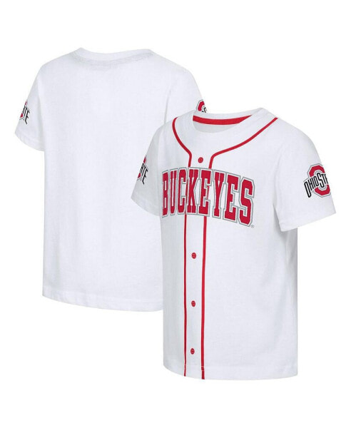 Toddler White Florida State Seminoles Buddy Baseball T-Shirt