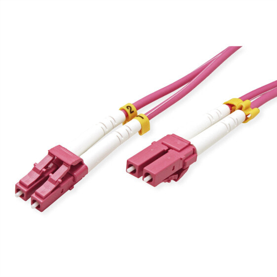 VALUE LWL-Kabel Om4 50/125µm Lc/Lc violett 1 m - Cable - Network