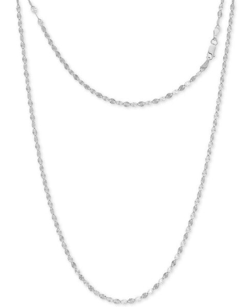 Macy's giani Bernini Disco Link 16" Chain Necklace in Sterling Silver, Created for Macy's