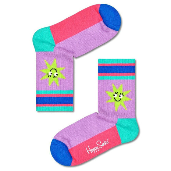 Happy Socks Happy Star Rib socks
