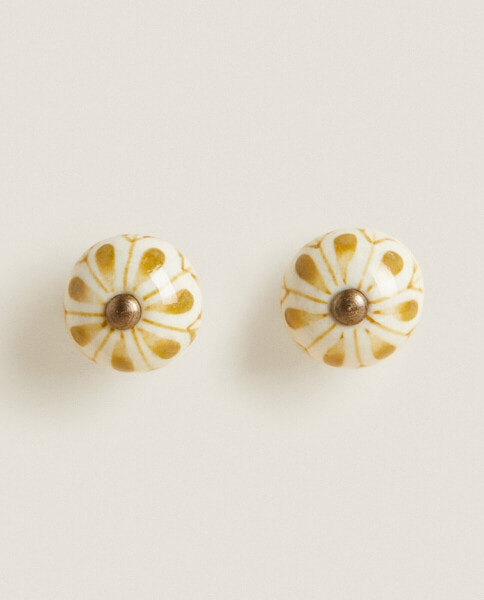 Flower door knob (pack of 2)