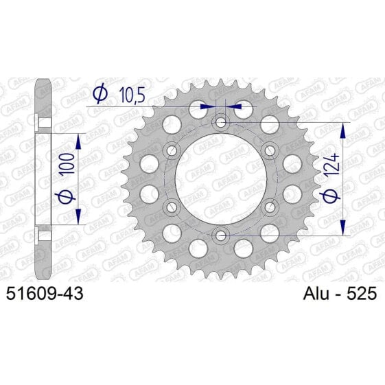 AFAM 51609 Rear Sprocket