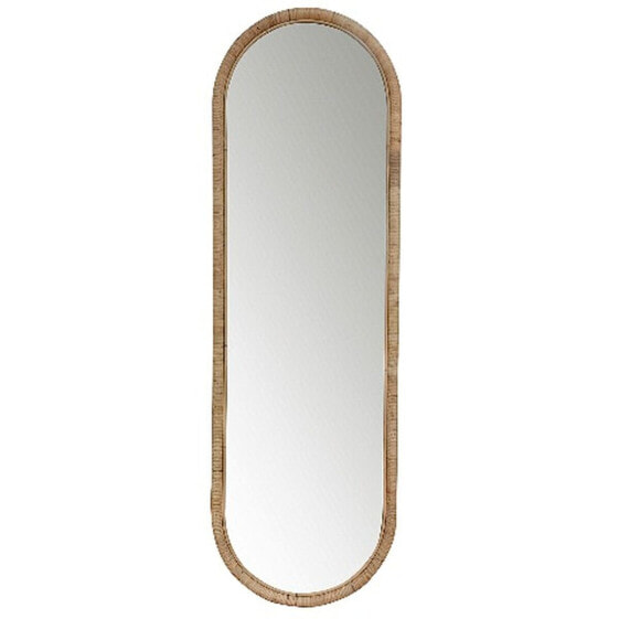 Wall mirror Romimex Natural Rattan Window 50 x 160 x 3 cm