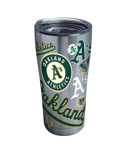 Стальная термокружка с ручкой Tervis Tumbler Oakland Athletics 20 унций