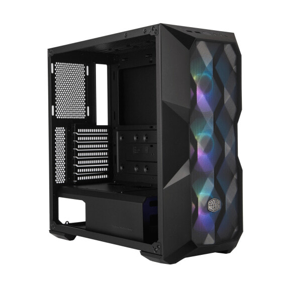 Cooler Master MasterBox TD500 Mesh w/ Controller - Midi Tower - PC - Black - ATX - EATX - micro ATX - Mini-ITX - SSI CEB - Mesh - Plastic - Steel - Tempered glass - Multi