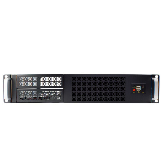 FANTEC SG-220 - Rack - Server - Aluminium,SGCC - Black - Micro ATX - 2U