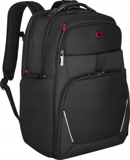 Plecak Wenger Wenger Meteor 17 Laptop Rucksack mit Tablet-Fach Black