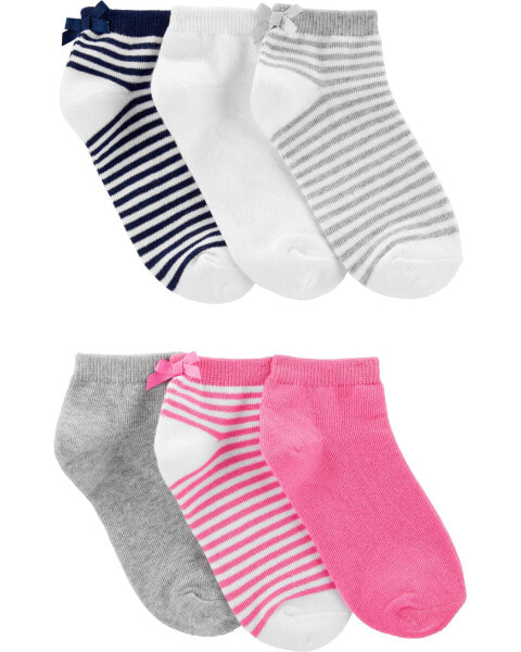 Kid 6-Pack Ankle Socks 8-14