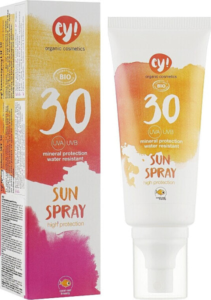 Wasserfestes Sonnenschutzspray für Körper und Gesicht mit Mineralfilter SPF 30