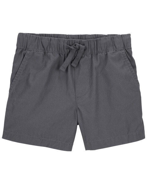 Baby Pull-On Poplin Shorts 18M